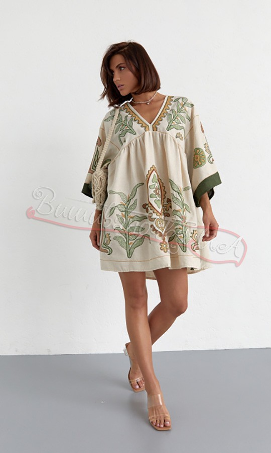 Сукня вільного фасону 0113 - фото 1 vishivano4ka.com.ua