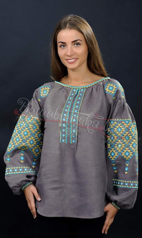 Жіноча лляна вишиванка 4130 - фото 1 vishivano4ka.com.ua