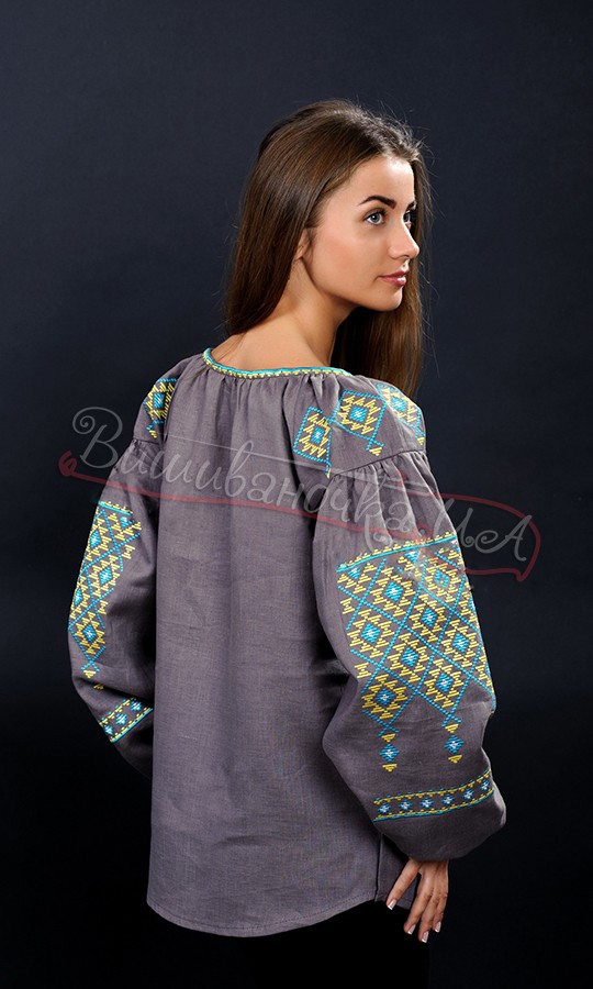 Жіноча лляна вишиванка 4130 - фото 2 vishivano4ka.com.ua