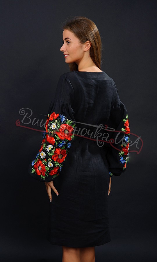 Ексклюзивна вишита сукня на льоні 4152 - фото 2 vishivano4ka.com.ua