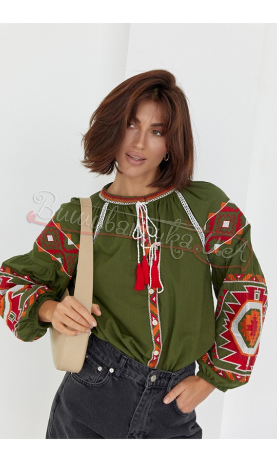 Вишиванка на гудзиках 5542 - фото 1 vishivano4ka.com.ua