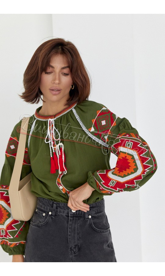 Вишиванка на гудзиках 5542 - фото 2 vishivano4ka.com.ua