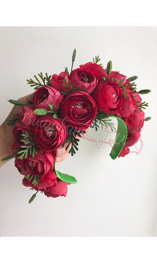 Віночок з квітів В50 - фото 1 vishivano4ka.com.ua