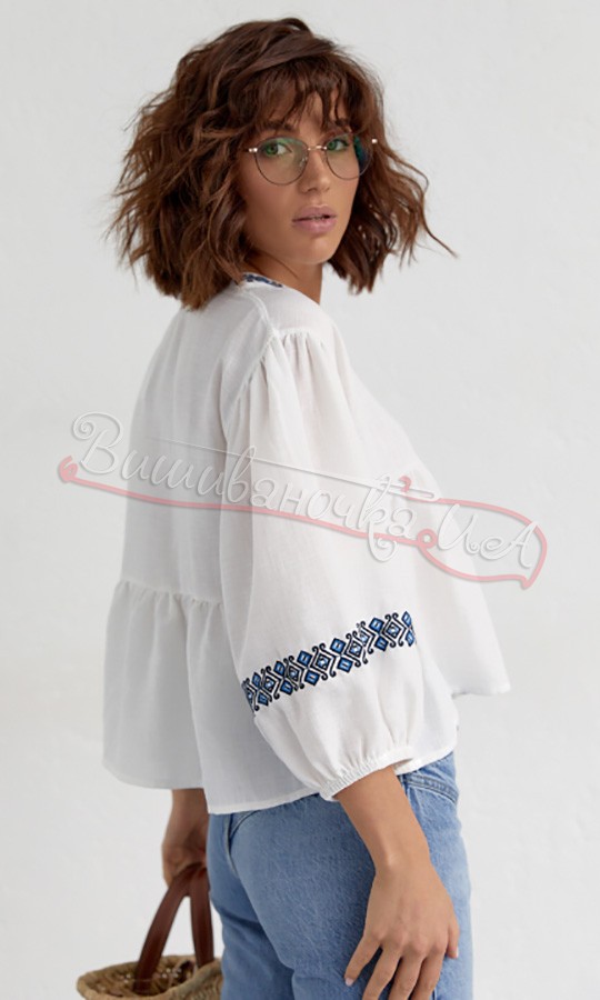 Блуза вільного крою 0101 - фото 4 vishivano4ka.com.ua