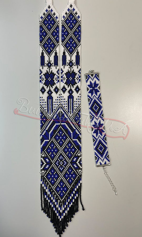 Браслет з бісеру Г23 - фото 5 vishivano4ka.com.ua