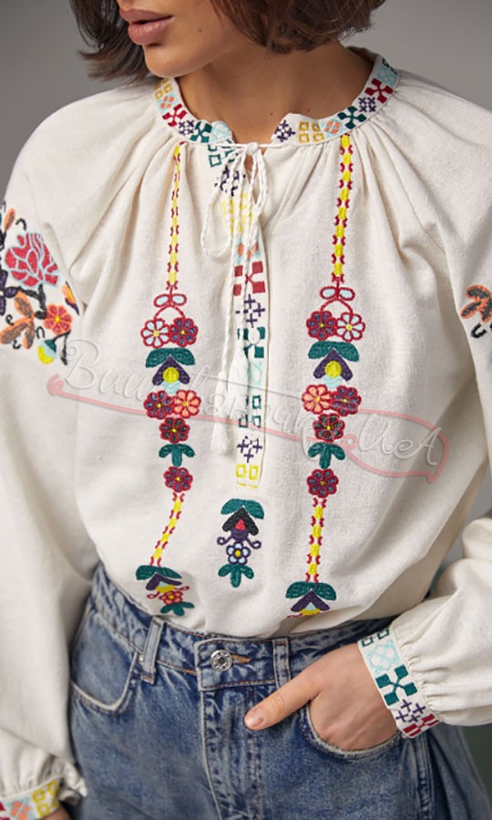 Жіноча блуза-вишиванка 15663 - фото 3 vishivano4ka.com.ua