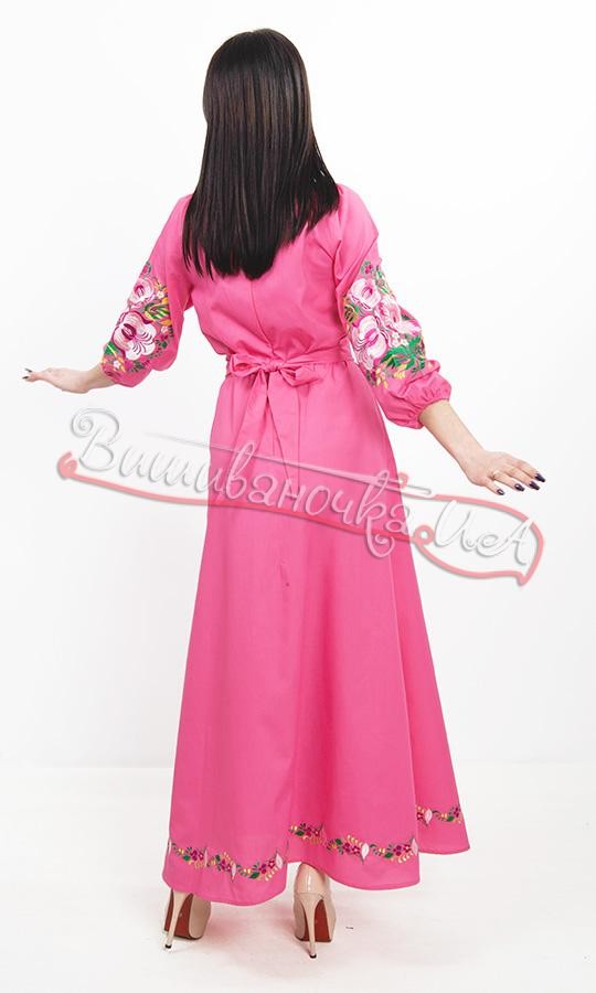 Плаття з петриківським розписом 7222 (7239) - фото 6 vishivano4ka.com.ua