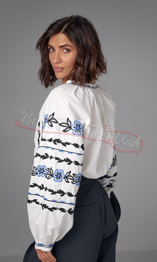 Жіноча бавовняна вишиванка 5650 - фото 2 vishivano4ka.com.ua