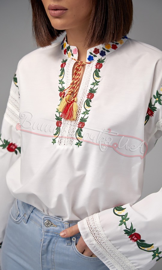 Жіноча блуза з орнаментом 5670 - фото 3 vishivano4ka.com.ua