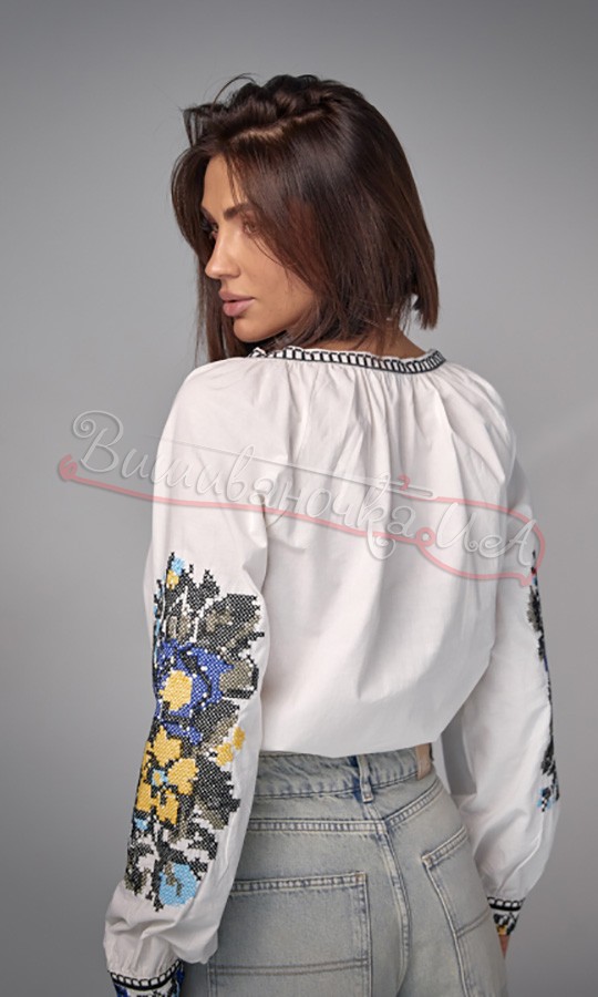 Вишиванка з квітковим узором 5633 - фото 2 vishivano4ka.com.ua