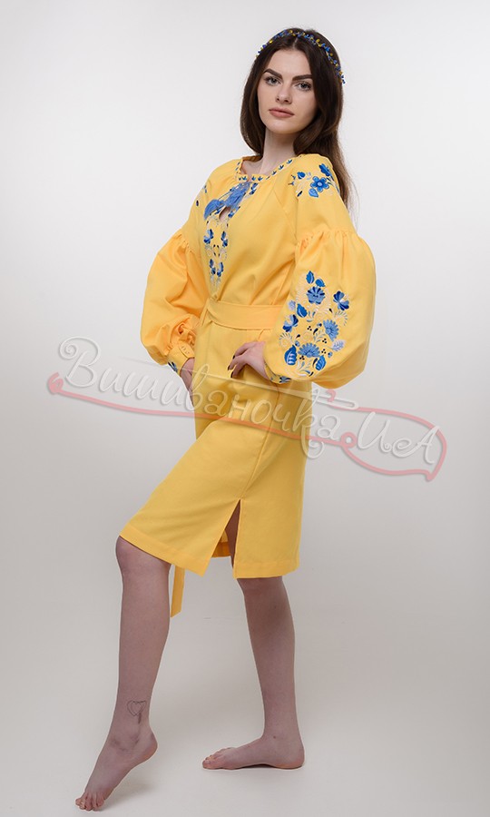 Яскрава жіноча сукня з вишивкою 119-8 - фото 2 vishivano4ka.com.ua