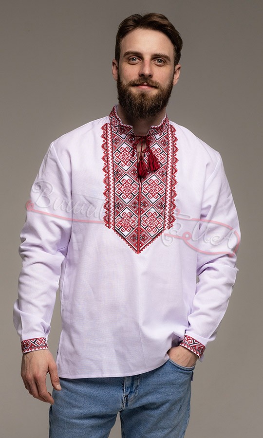 Мужская сорочка вышиванка 314-2 - фото 2 vishivano4ka.com.ua