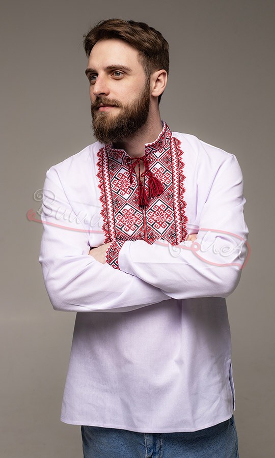 Мужская сорочка вышиванка 314-2 - фото 3 vishivano4ka.com.ua