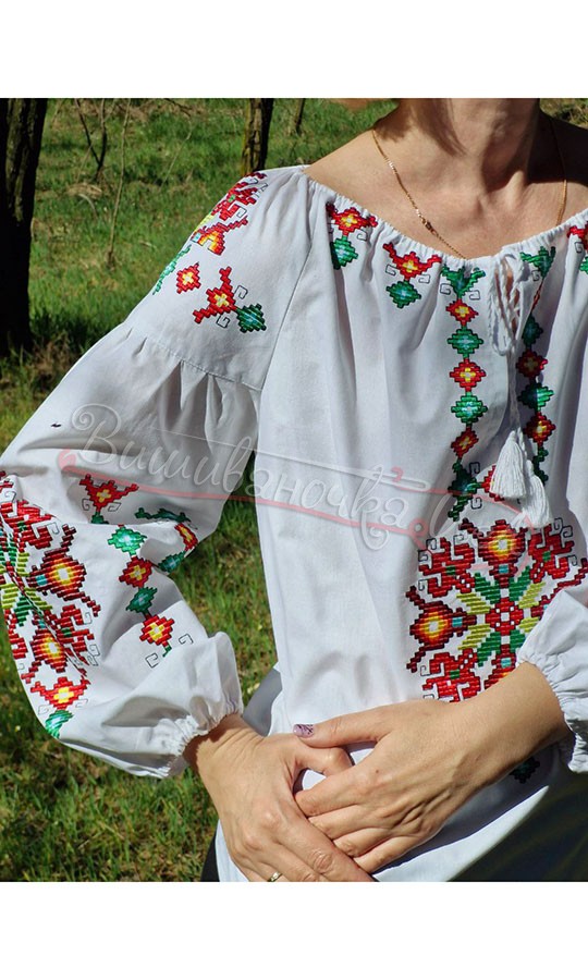 Вишиванка жіноча з яскравим узором 7254 - фото 3 vishivano4ka.com.ua