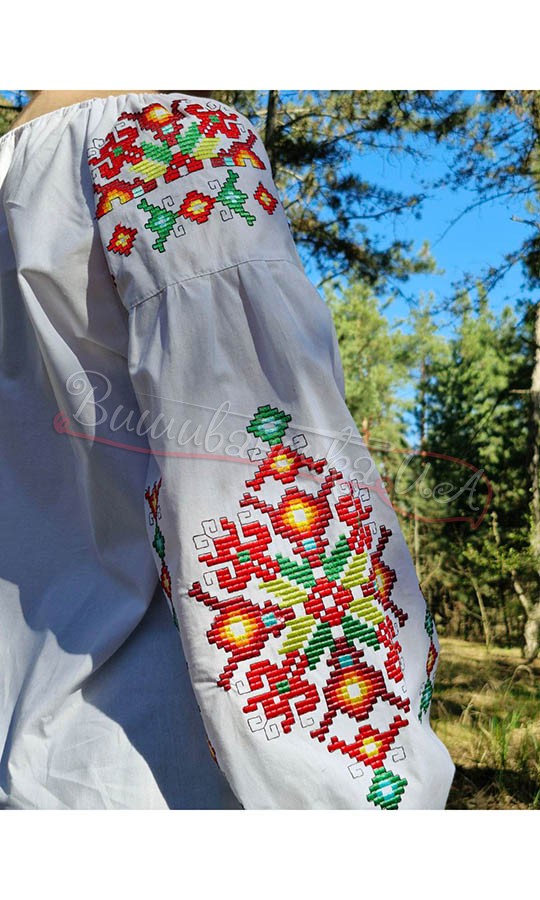 Вишиванка жіноча з яскравим узором 7254 - фото 4 vishivano4ka.com.ua