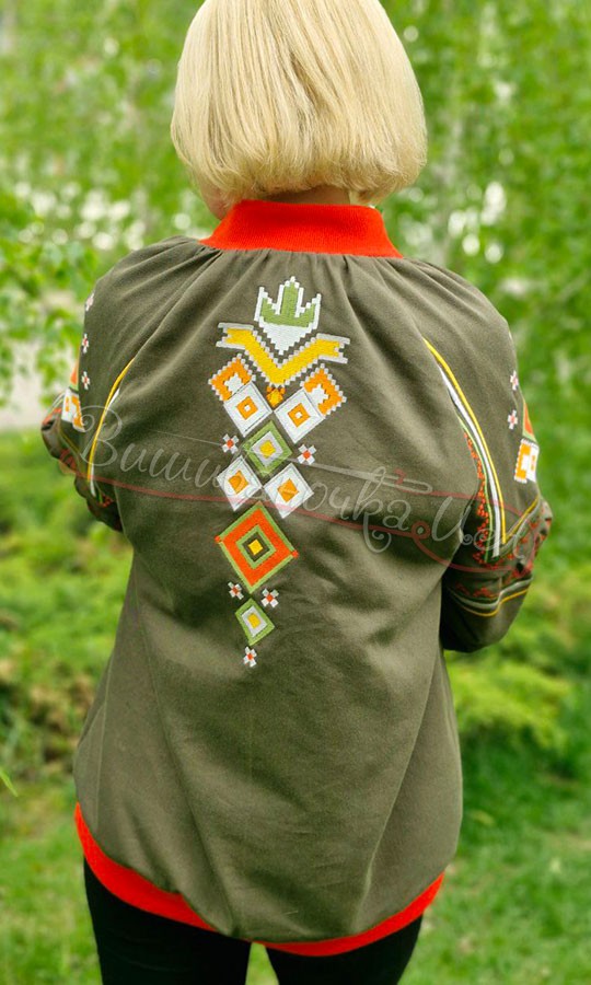 Бомбер з сумочкою 7256 - фото 3 vishivano4ka.com.ua