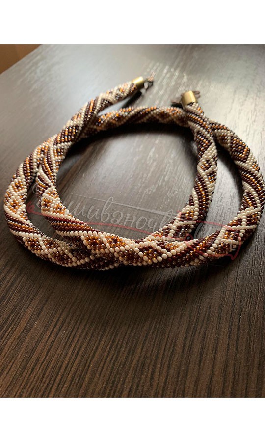 Джгут з бісеру Д08 - фото 3 vishivano4ka.com.ua