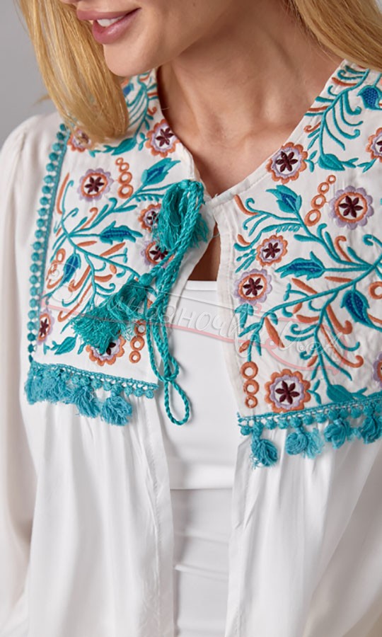 Блуза-накидка з вишивкою 0106 - фото 3 vishivano4ka.com.ua