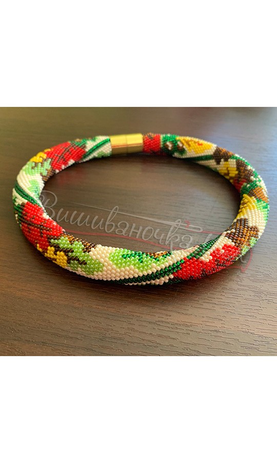 Намисто-джгут з бісеру Д19 - фото 1 vishivano4ka.com.ua