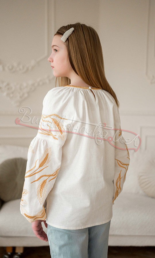 Вишиванка дитяча з колосками 4358 - фото 3 vishivano4ka.com.ua