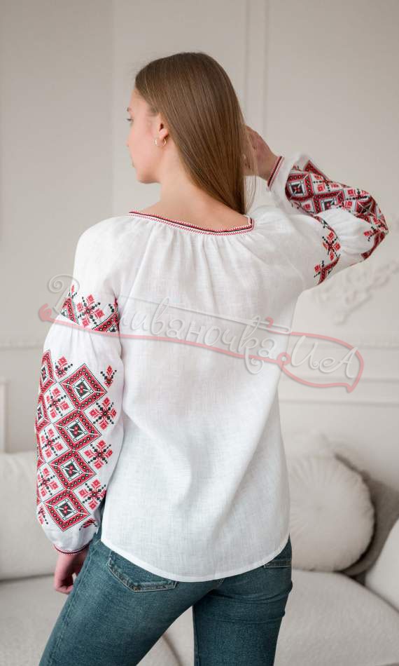 Лляна жіноча вишиванка 4652 - фото 3 vishivano4ka.com.ua