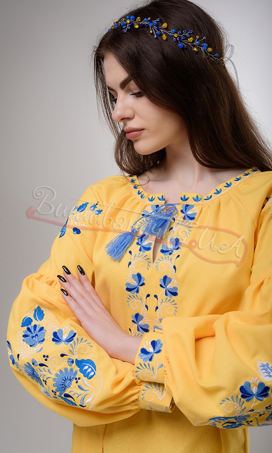 Вишиванка в патріотичних кольорах 219-8 - фото 2 vishivano4ka.com.ua