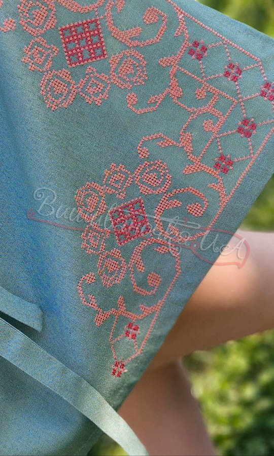 Сукня в ніжному кольорі з вишивкою 7535 - фото 4 vishivano4ka.com.ua