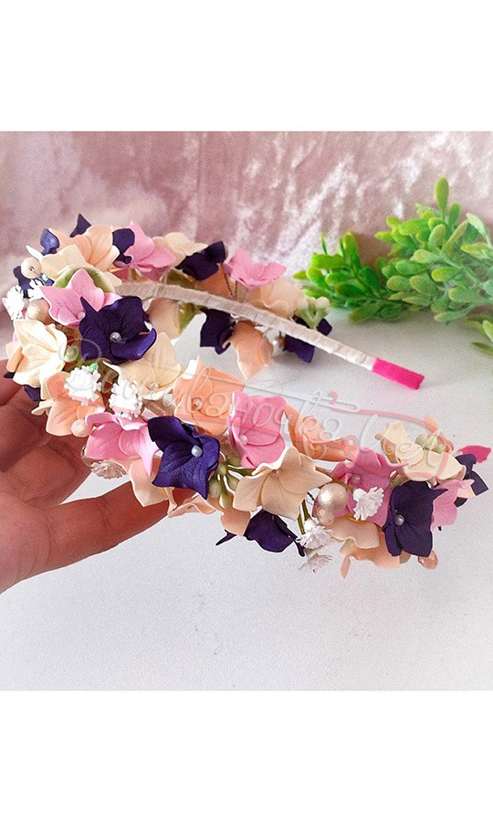 Віночок різнокольоровий В69 - фото 1 vishivano4ka.com.ua