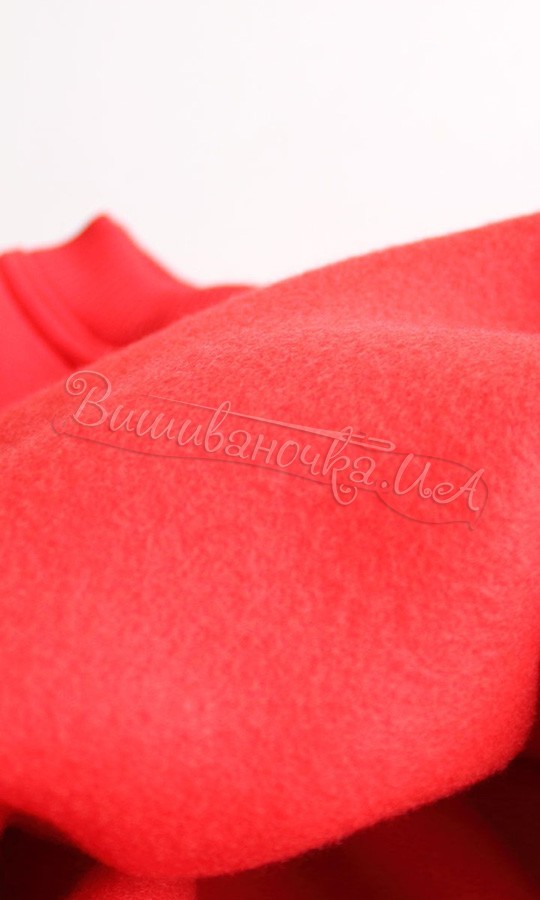 Світшот новорічний червоного кольору 0012 - фото 5 vishivano4ka.com.ua