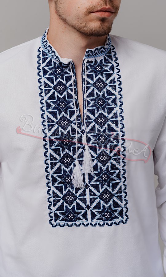 Чоловіча вишиванка на довгий рукав 351-4 - фото 3 vishivano4ka.com.ua