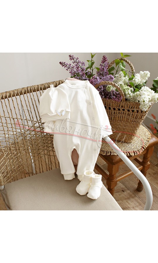 Именный человечек с шапочкой и пинетками КН38 - фото 3 vishivano4ka.com.ua