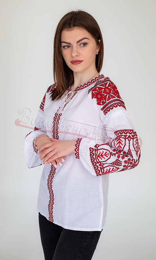 Вишита жіноча блуза 551-2 - фото 3 vishivano4ka.com.ua