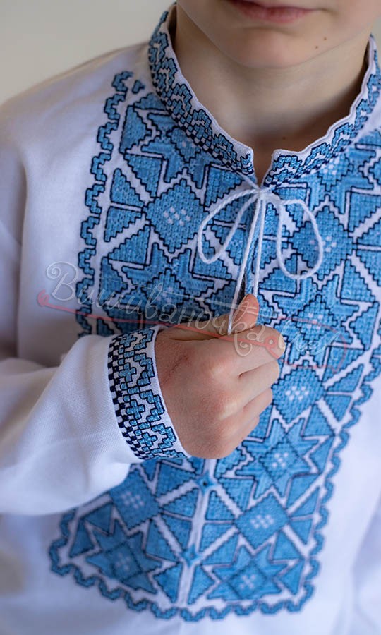 Рубашка для мальчика с вышивкой 751-3 - фото 3 vishivano4ka.com.ua