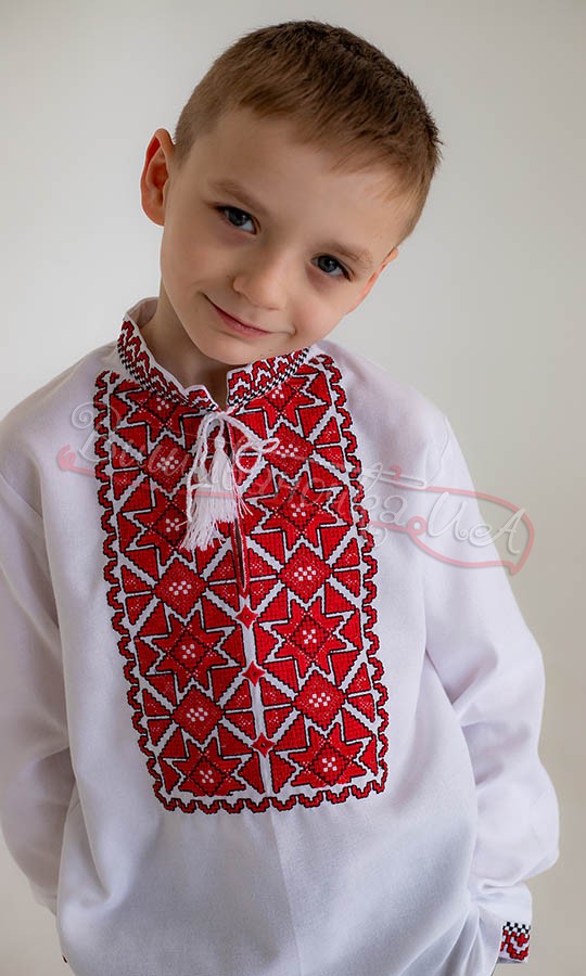 Вышиванка для мальчика 751-2 - фото 2 vishivano4ka.com.ua