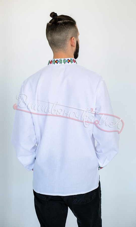 Вышиванка с цветочным узором 3280 - фото 4 vishivano4ka.com.ua