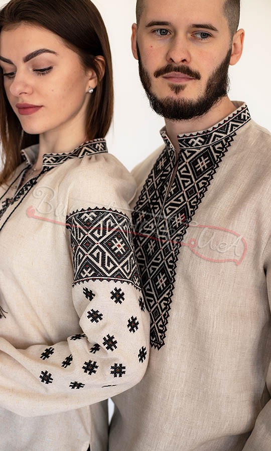 Набор льняных рубашек 7210 - фото 3 vishivano4ka.com.ua