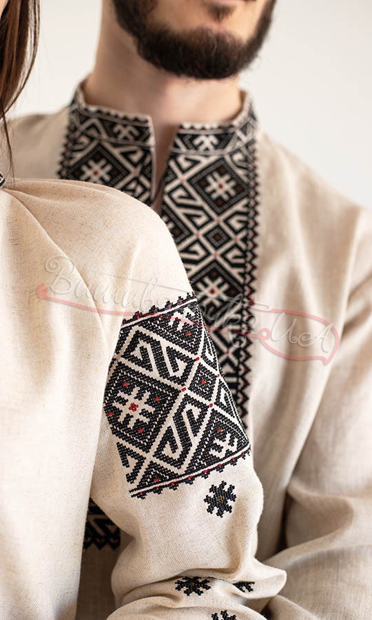 Набор льняных рубашек 7210 - фото 4 vishivano4ka.com.ua