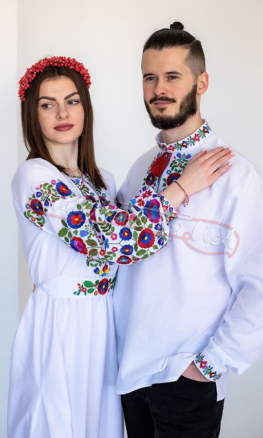 Вышитый комплект для пары 7381 - фото 3 vishivano4ka.com.ua