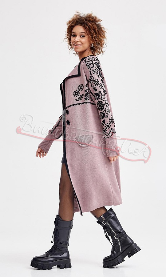 Кардиган в этно-стиле, цвет чайного дерева 4253 - фото 2 vishivano4ka.com.ua