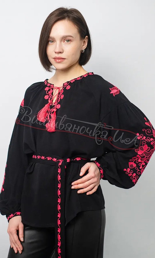 Жіноча блуза із штапелю 1030 - фото 1 vishivano4ka.com.ua