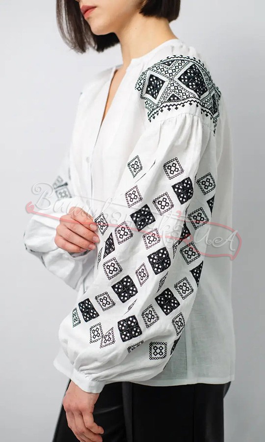 Вишиванка жіноча на льоні 72-111 - фото 3 vishivano4ka.com.ua