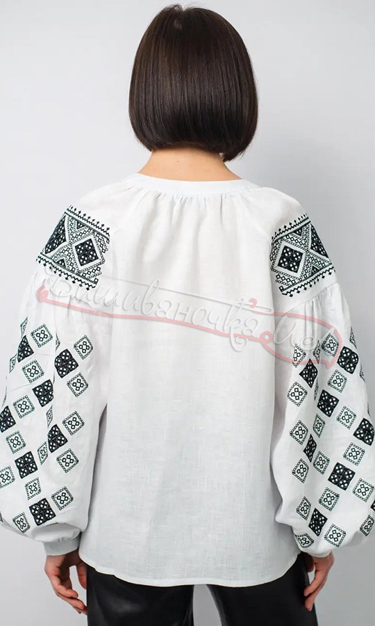 Вишиванка жіноча на льоні 72-111 - фото 4 vishivano4ka.com.ua