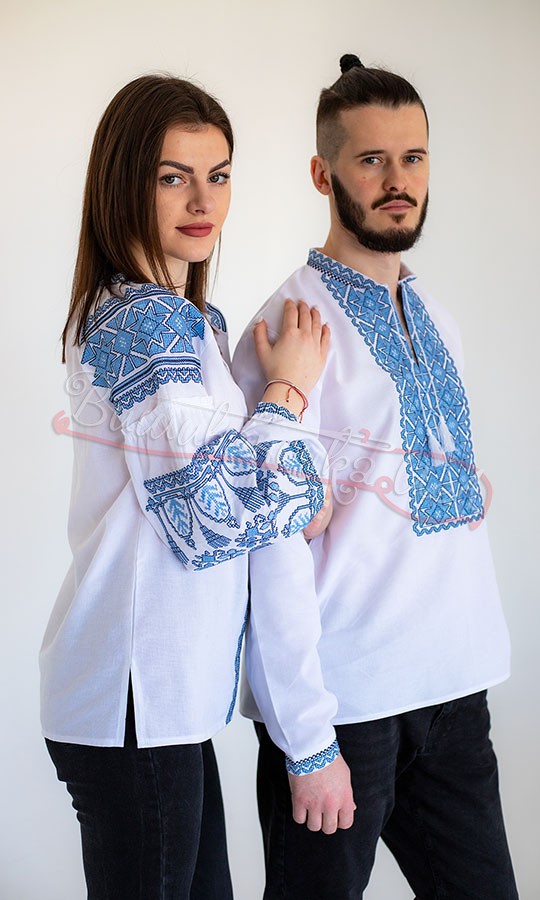 Комплект вышиванок для пары 7353 - фото 3 vishivano4ka.com.ua