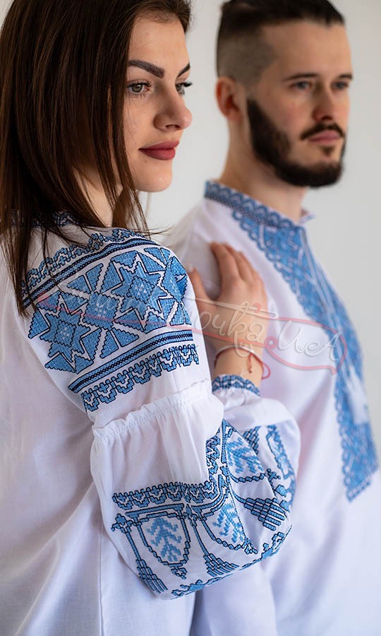 Комплект вышиванок для пары 7353 - фото 4 vishivano4ka.com.ua