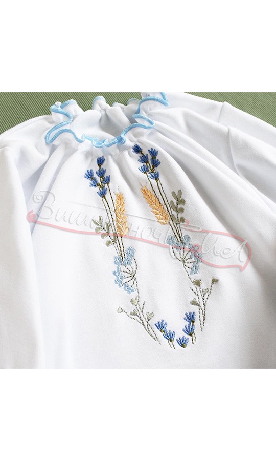 Вышиванка с цветочным узором VD1 - фото 4 vishivano4ka.com.ua