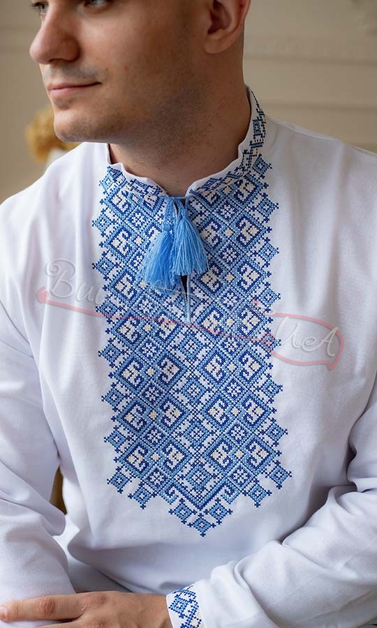 Рубашка с вышитым орнаментом 6016-3 - фото 2 vishivano4ka.com.ua