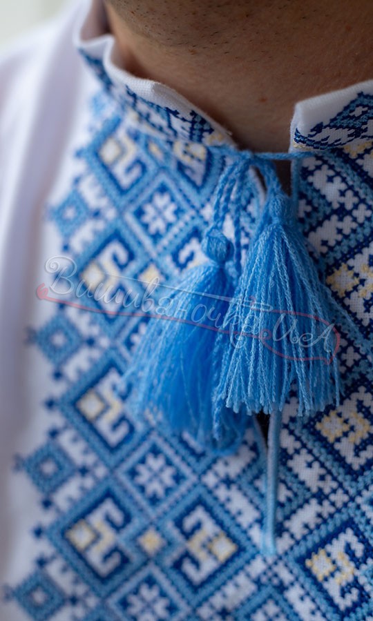 Рубашка с вышитым орнаментом 6016-3 - фото 4 vishivano4ka.com.ua