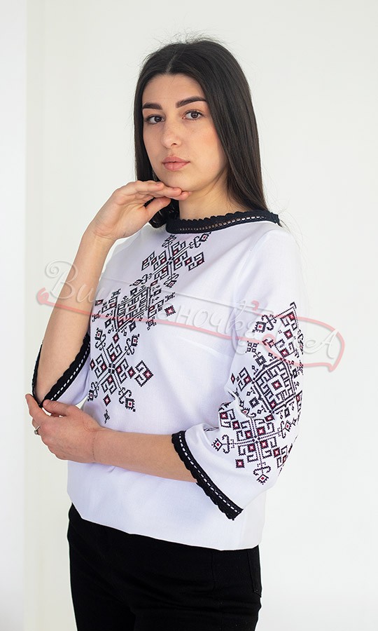 Жіноча вишита блуза 2046-4 - фото 2 vishivano4ka.com.ua