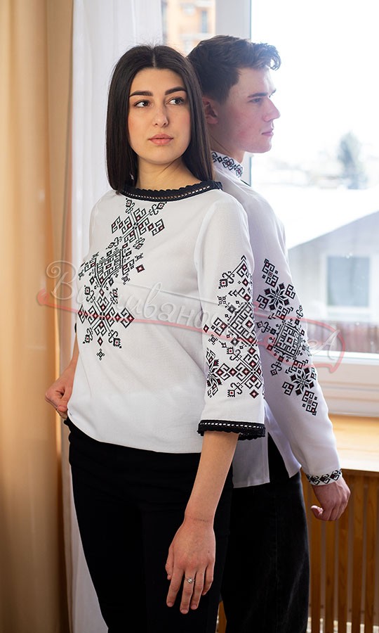 Комплект вышиванок для пары 7346 - фото 3 vishivano4ka.com.ua