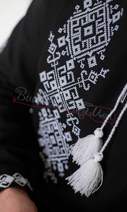 Вишиванка з асиметричним узором 3046-5 - фото 5 vishivano4ka.com.ua